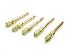 NEW 5/16" Copper Extension Tube Access port w/ schrader valve core cap o-ring