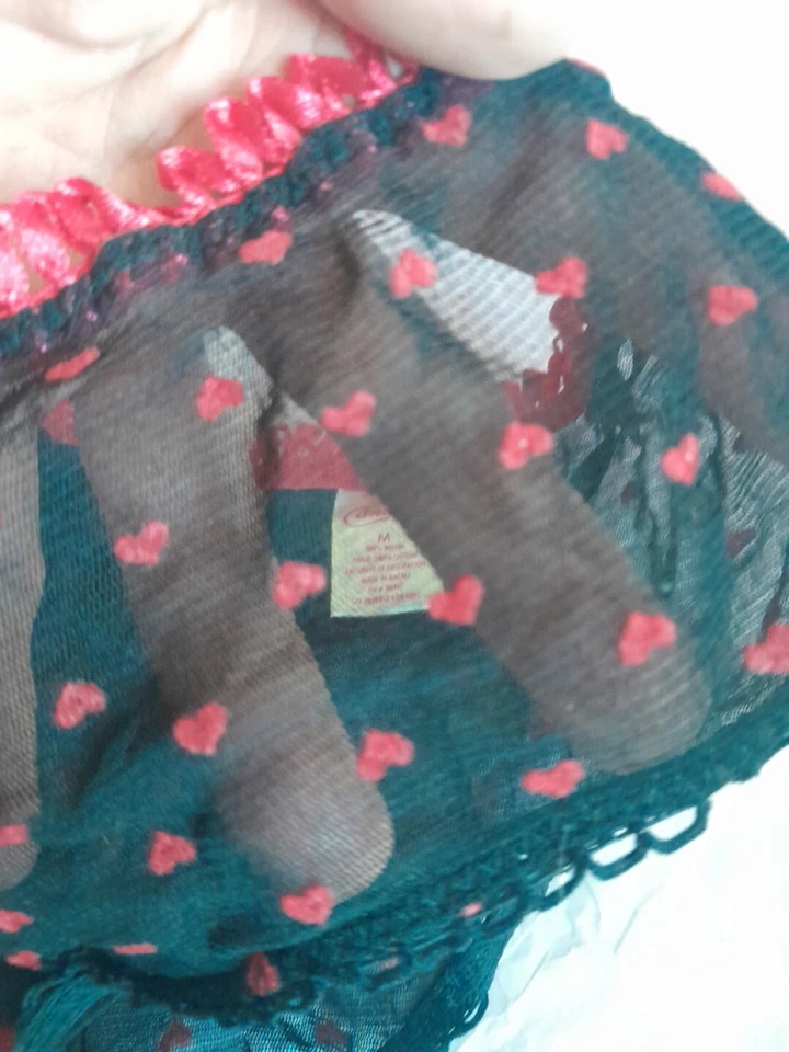 Bikini Candies Braties Med Negro Corazón Transparente Foto 3 de 4