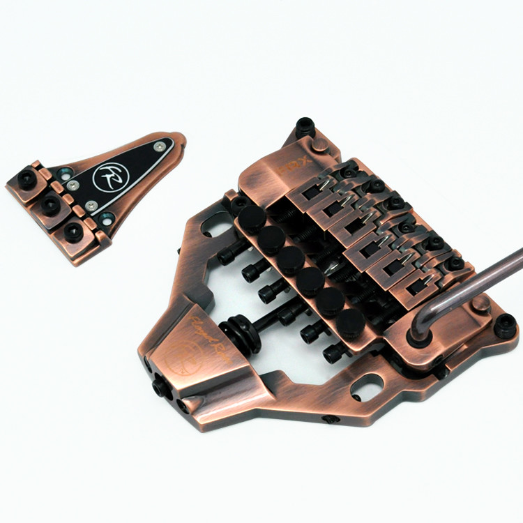 Floyd Rose FRX Top Mount Tremolo Kit Antique Bronze with Floyd Rose FRX Top Mount Tremolo Kit Antique Bronze with
