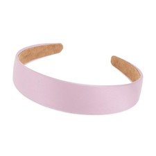 Satin Pink Headband for Women Girls, 1 Pcs 1.2 Inch 1 Count Pack of 1 ,