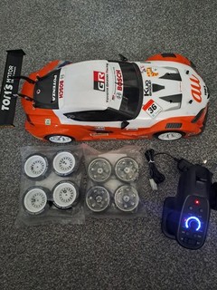 Charisma 1/10 R C Touring Car with Extra wheels Charger Controller