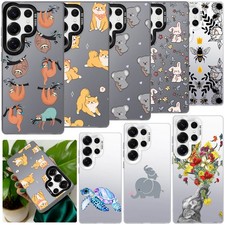 IMD Laser Back Animals Cover For Samsung Galaxy S24 S25 Ultra S23 S26 Phone Case