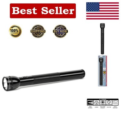Mag-Lite 4D Heavy-Duty Flashlight   98 Lumens, Water-Resistant, Versatile Beam
