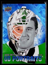 2025-26 Upper Deck Series 2 Portraits #P-56 Jake Oettinger Dallas Stars NM