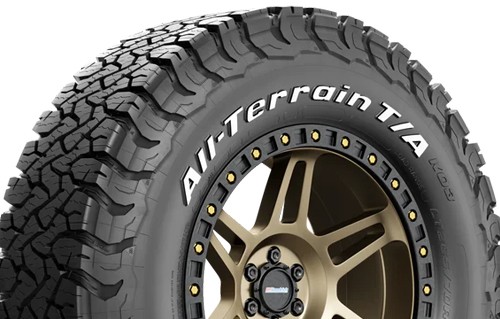 1 BFGoodrich All Terrain T/A KO3 RWL 295/75R16 128/125S 50K Mi
