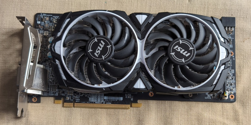 MSI Radeon RX 580 ARMOR 8G OC 8GB GDDR5 Graphics Card