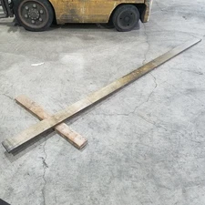 112" Length x 4-1/4" Width x 1" Thick D2 Tool Steel Plate - NEW