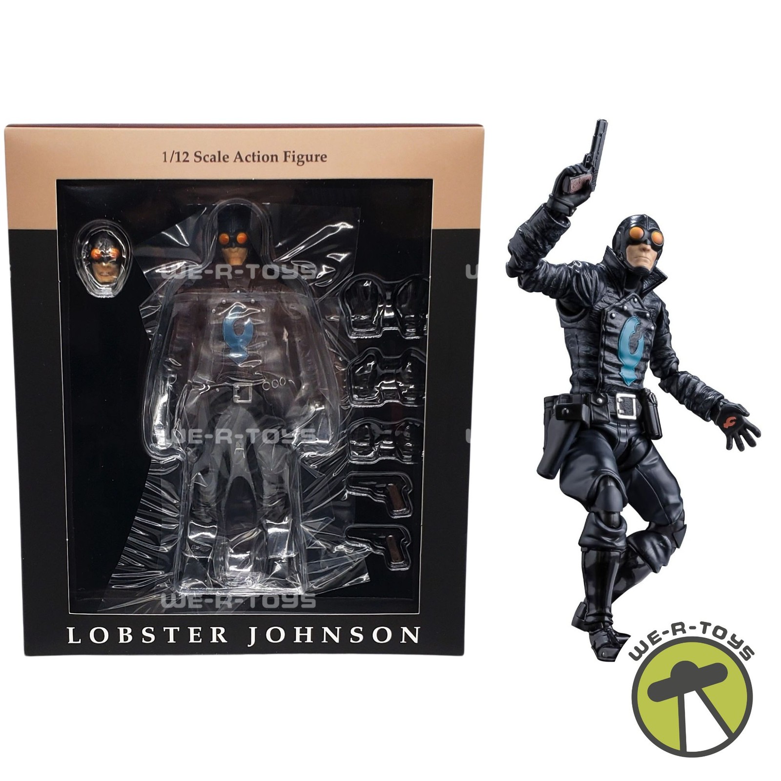 Hellboy Lobster Johnson 1/12 Scale Action Figure 1000 Toys