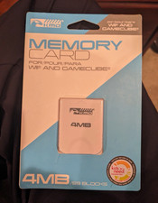 KMD 4MB 59-Block Memory Card White for Nintendo Wii  GameCube High-Speed