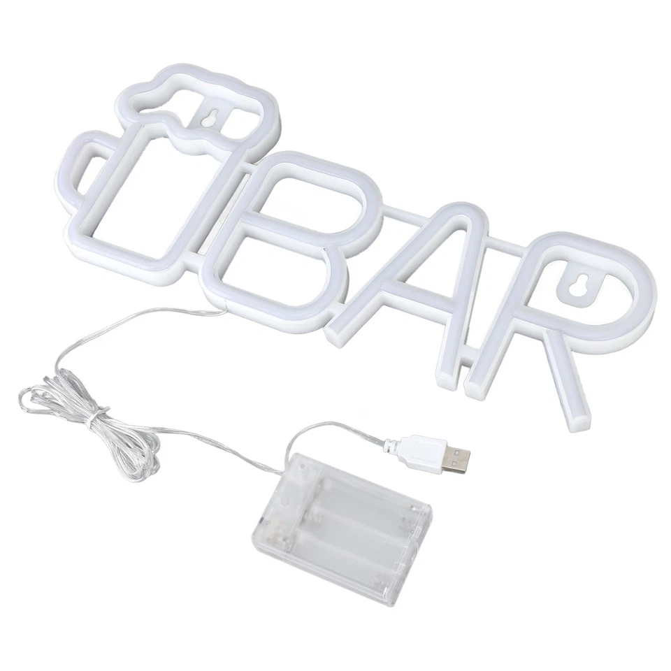 (Roter BALKEN)LED-Leuchtreklame BAR-Form-Design USB- Oder DO - Bild 4 von 4