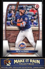 Pete Alonso 2023 Bowman #78 New York Mets Baseball
