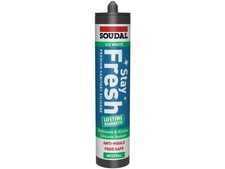 Soudal Stay Fresh Acetoxy Anti Mould Sanitary Silicone Sealant
