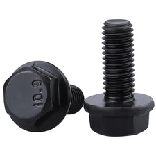 M6-1.0 X 20Mm Flanged Hex Bolts Screws, 10.9 Grade Alloy Steel Hexagon Flange Bo