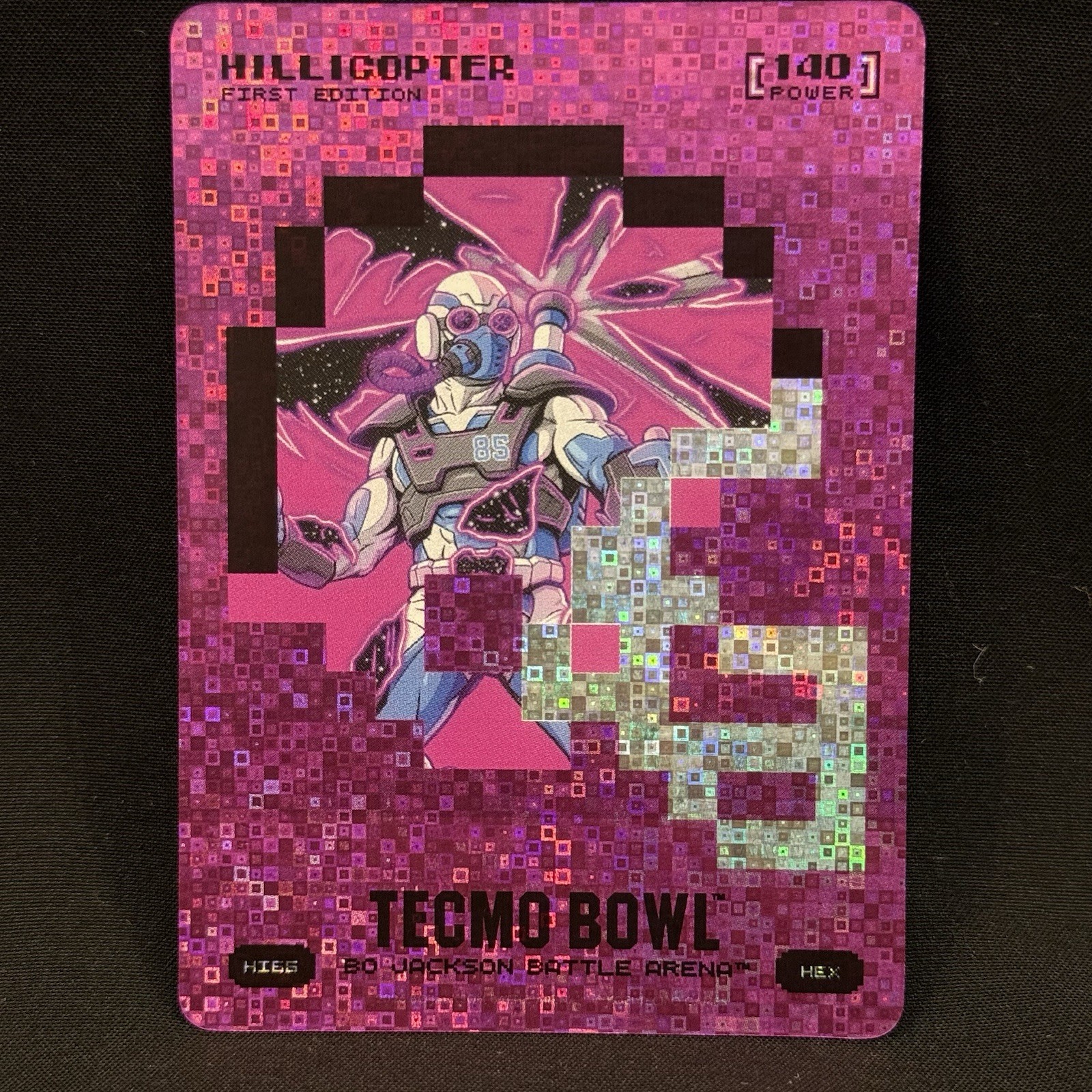 2026 Battle Arena Tecmo Bowl Hillicopter Drew Hill Helmet Icon Hex HI66 140 Pow.