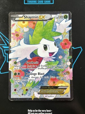 Shaymin EX RC21/RC25 Legendary Treasures: Radiant Collection Pokemon Card B