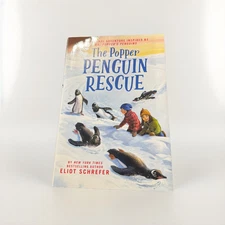 THE POPPER PENGUIN RESCUE by Eliot Schrefer Book Hardback (New)