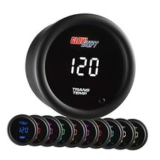10 Color Digital 300F Transmission Temperature Gauge Kit - Includes 1/8-27