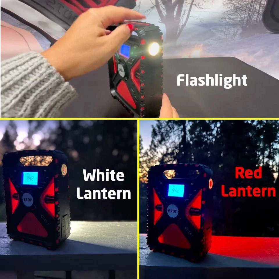 Quest Hand Crank NOAA Weather Radio, All Band Emergency Radio, AM/FM Shortwav... - Image 4 of 4