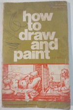 How to Draw and Paint by Alexander Z. Kruse 1953 Paperback Rare Cover