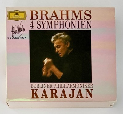 BRAHMS - 4 Symphonien Complete KARAJAN Berlin Philharmonic Orch 3 CD Set