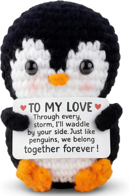 To My Love Penguin Crochet Gift Girlfriend Boyfriend Wife Husband Couple
