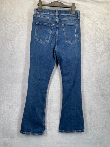 365 Jeans Donna 14S Premium Margherita Stivali Alti Taglio Blu Denim - Foto 2 di 13