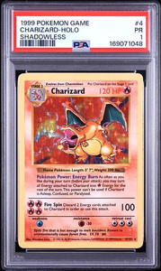 Psa 1 Shadowless Charizard | eBay