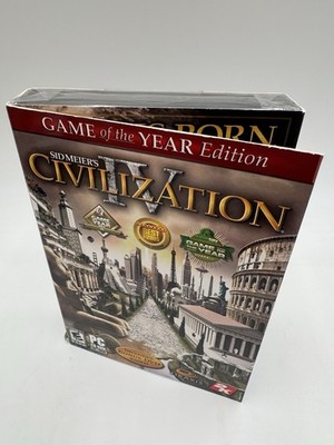 Sid Meier's 4 Civilization Game of the Year Edition PC Game 2006 NEW SEALED