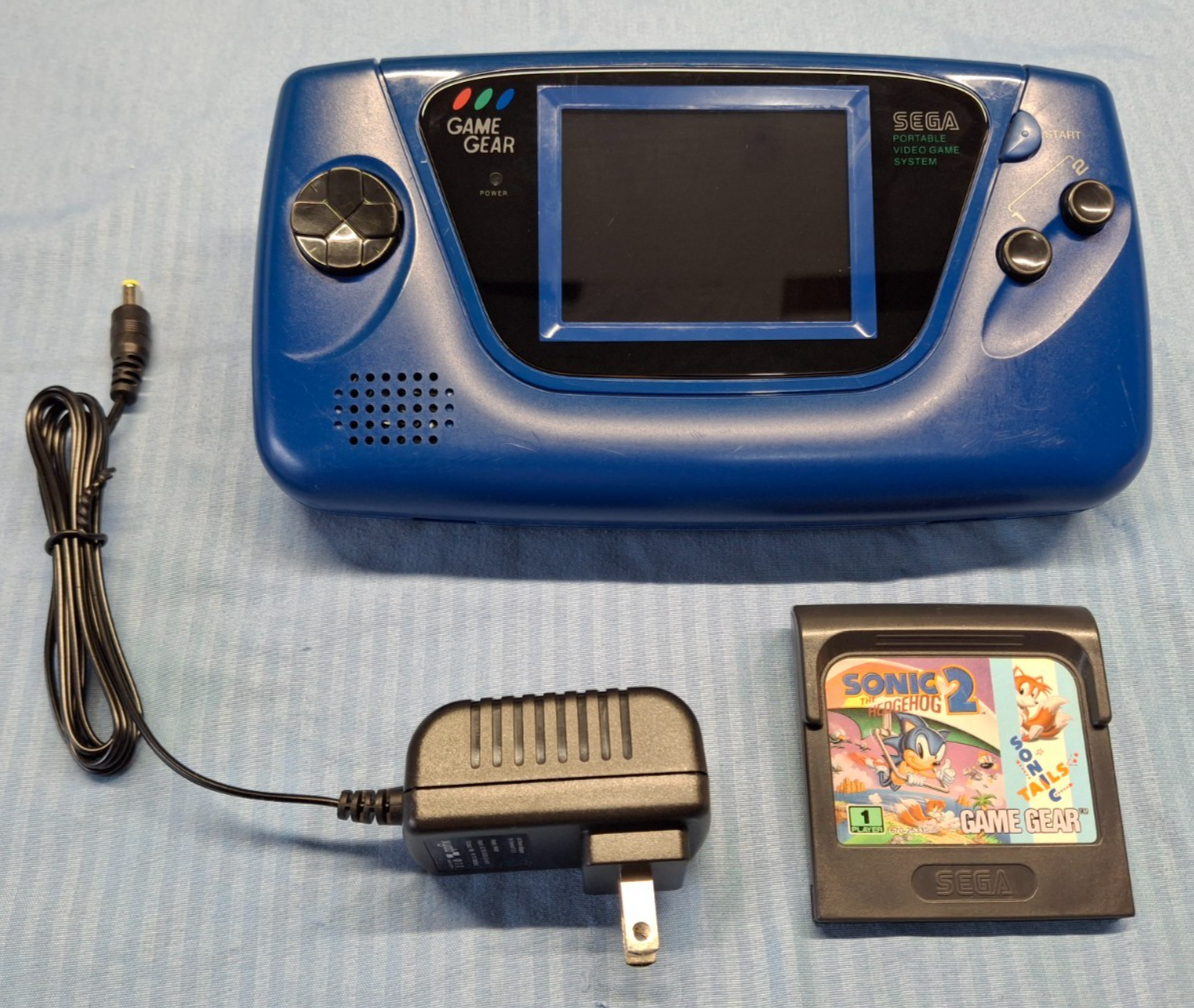 ゲームギア GAME GEAR本体　ブルー　限定カラー　動作品　ソニック RARE BLUE Sega Game Gear 1994 | CLEANED, RECAPPED & TESTED | w