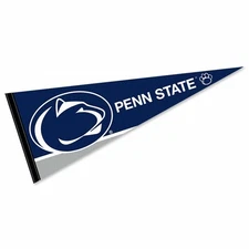 Penn State Nittany Lions Full Size 12 in X 30 in College Blue NCAA Pennant