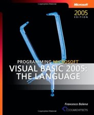 Programming Microsoft Visual Basic 2005: The Language Pro Dev