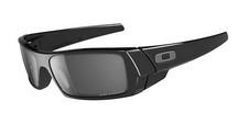 NEW Oakley Polarized Gascan - Polished Black / Grey Polarized, 12-891