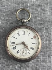 Vivat Viva Antike Taschenuhr 800 Silber Rar V...
