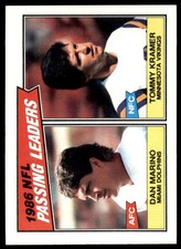 1987 Topps #227 Tommy Kramer/Dan Marino LL