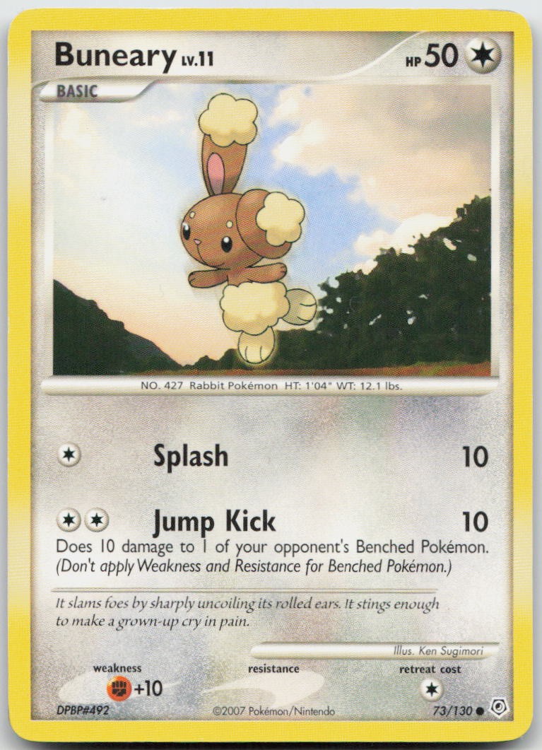 Buneary 73/130 Common Diamond & Pearl Pokemon TCG LP