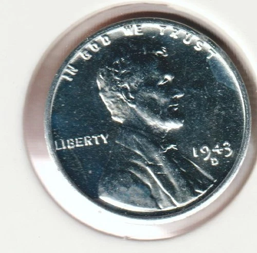 1943 WWII Lincoln Wheat Steel Penny Collectible US Collection Very Good War Coin