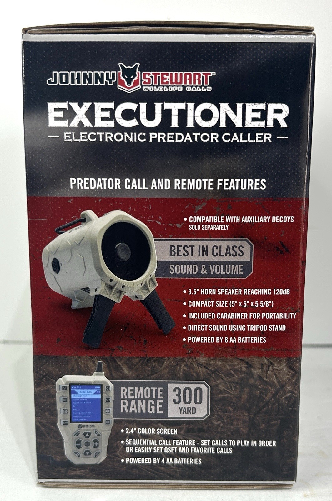 Predator Caller Johnny Stewart Executioner Electronic Predator Caller 300 Yard Range NIB