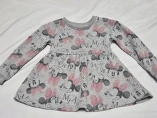 Disney Minnie Mouse Long Sleeve Infant Girls Dress Sz 12 Months