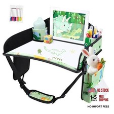 Kids Travel Tray, Kids Travel Trays for Car Seat, Road Trip Green-1PCS