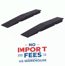 Guardian Rubber Shipping Container Ramps with Wheel Riser Levelers - 73" L x 11