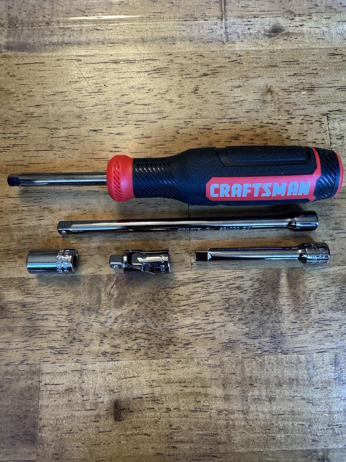 Craftsman 5 pc. 1/4 Drive Tool Set Extensions / Spinner/ Universal/ Bit Adaptor