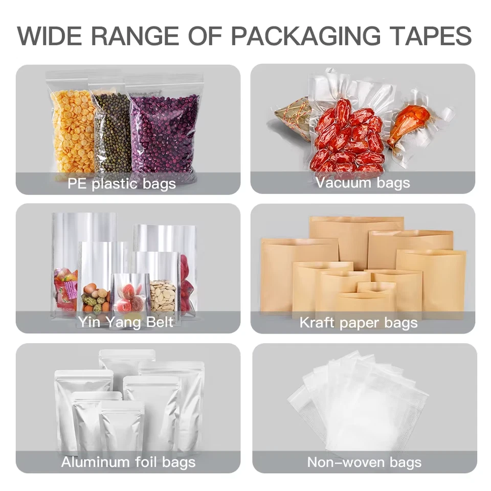 Machine de scellage de sacs laminés PE PP à jet d'encre pour scelleuse à bande - Photo 4/4