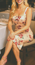 SALE $5,500 Vint GORGEOUS! DOLCE & GABBANA ITALY Silk  dress size 42-44