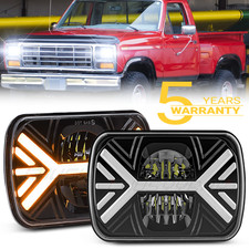 Pair 7x6 5x7 Led Headlight Hilo Beam For Gmc Savana 1500 2500 3500 Safari Van Pair 7x6 5x7 Led Headlight Hilo Beam For Gmc Savana 1500 2500 3500 Safari Van