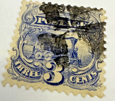 US Scott 114 Used SCV $30.00 Cork Cancel
