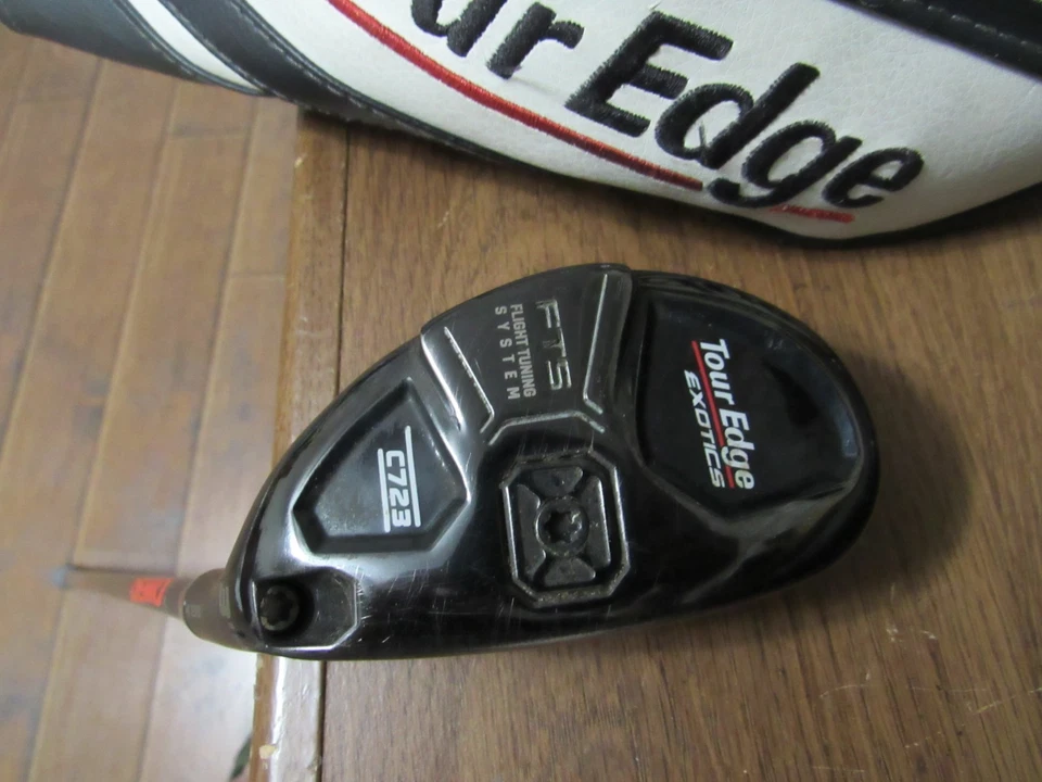 TOUR EDGE EXOTICS C723 HYBRID 3 -STIFF - GOOD COND. W/ HEADCOVER - Image 4 of 4