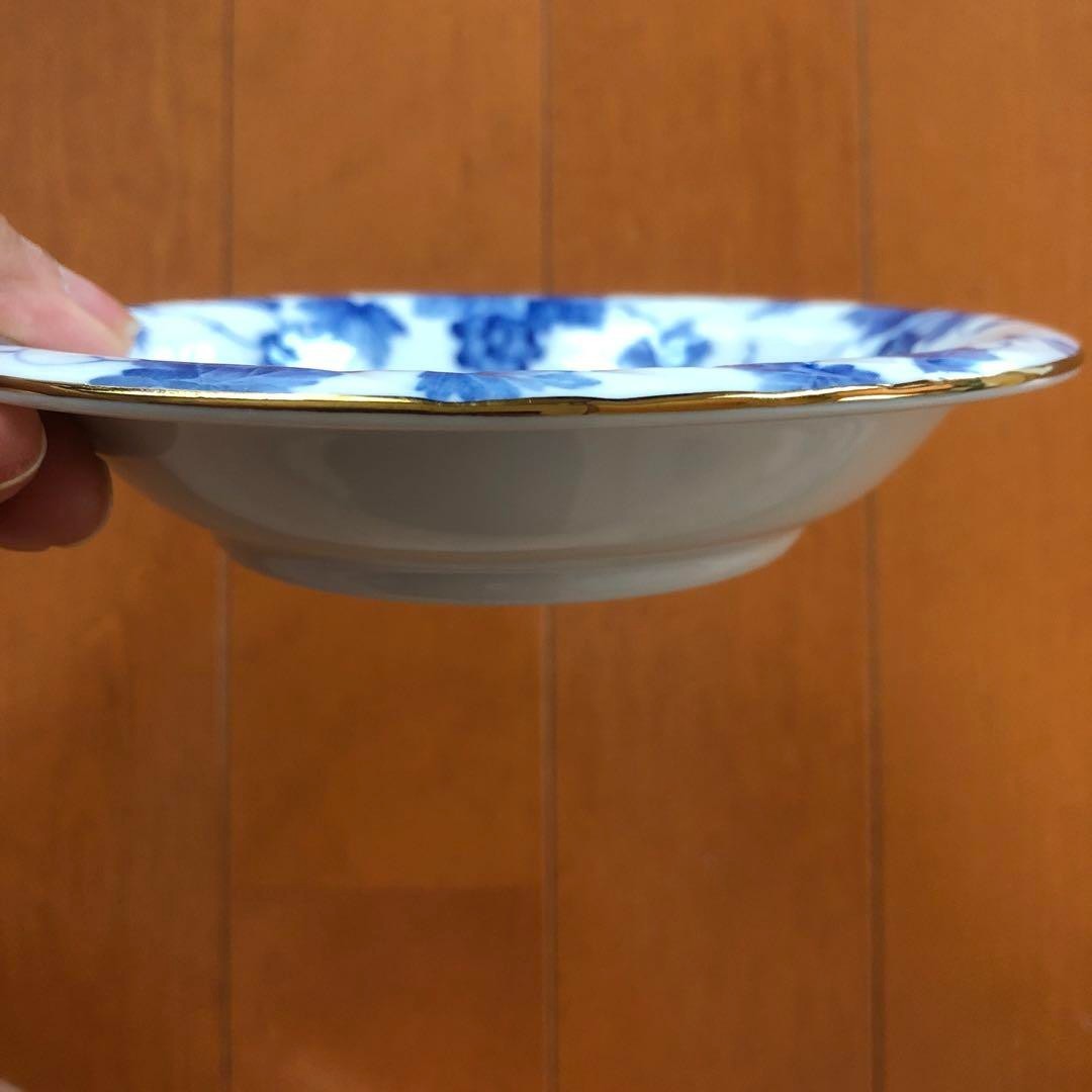 TACHIKICHI Adam & Eve Grape Pattern Fruit Saucer 5 Set 14.7cm