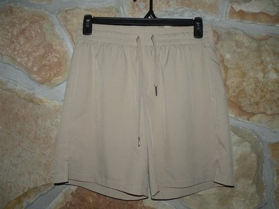 Live Your Greatness High Rise Drawstring Shorts Size L Beige  polyester spandex