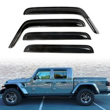 Tape on Window Visor Deflectors  2007-2023 Jeep Wrangler Unlimited 4-Door
