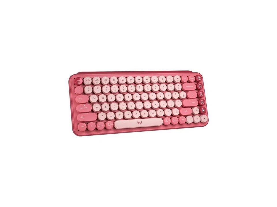 Logitech POP Mechanical Wireless Keyboard - Customizable Emoji Keys, Durable - Image 2 of 4